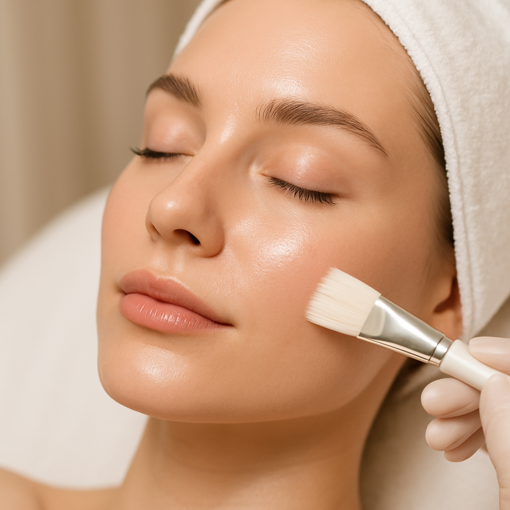 Clear, even-toned skin after a professional skin correction treatment at Nuda Beauty Lab in Scarborough
